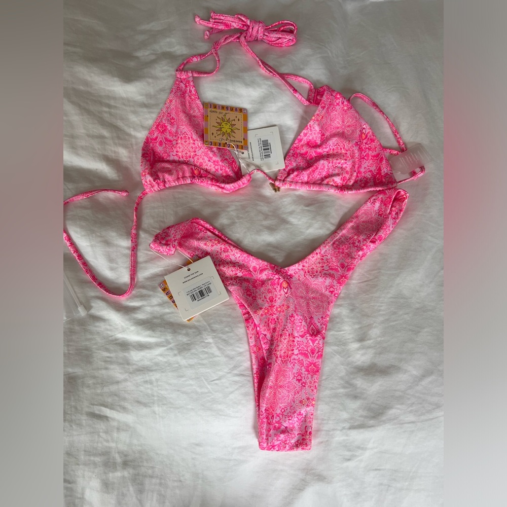 Kulani Kinis Pink Bikini Set